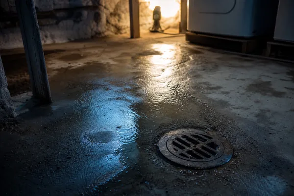 Basement Floor Drain Cleaning — Floor drains